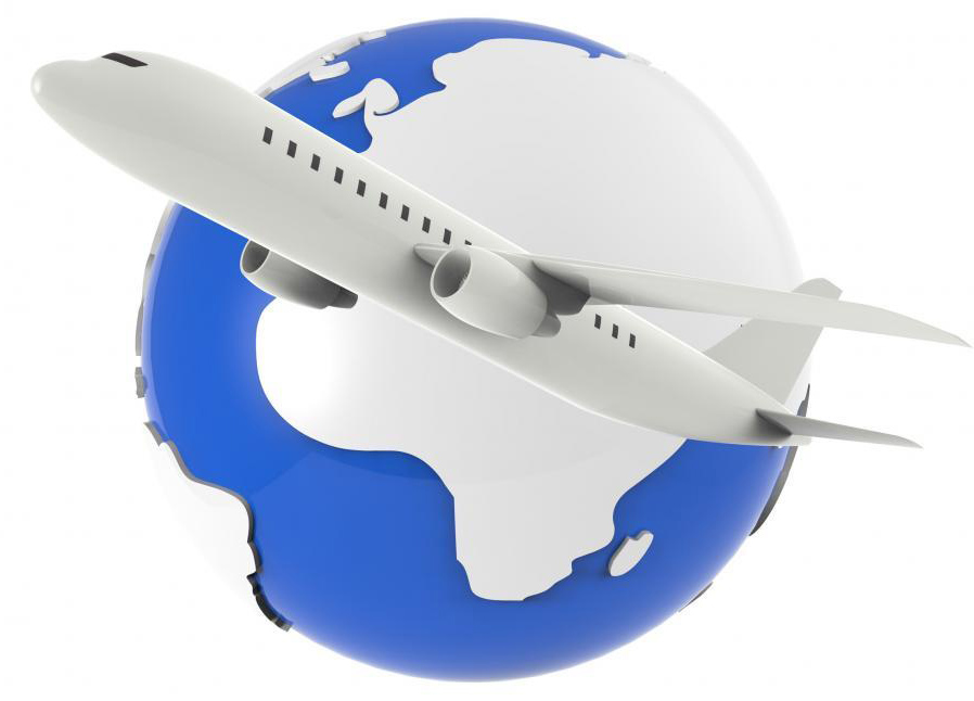 air tickets shows aircraft flights 3d rendering 2